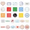 57 Retro European & American Postage Stamp Stickers for Travel & Diary DIY