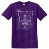Screaming Woman Graphic T Shirt Distressed Art W/ Antlers Horror Tee
