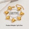 Wind women's bracelet niche electroplating metal love design bracelet versatile high-end sense jewelry fashion