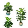 Artificial Green Radish Leaves for Wedding and Home Décor