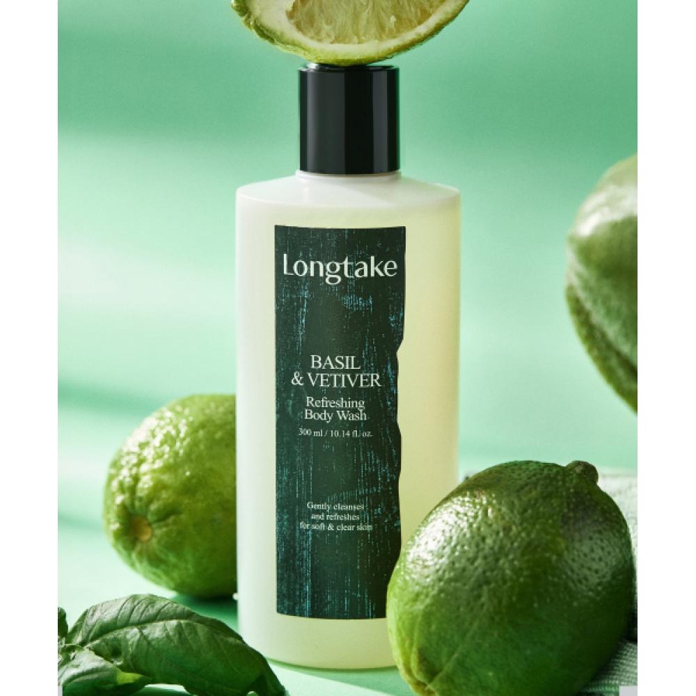 

Longtake Basil Vetiver Refreshing Body Wash 300ml 2 mouths