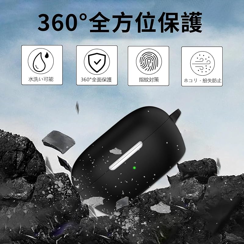 BUITFOU Bose QuietComfort Earbuds Case (Model Released In 2024) Protective Cover Soft Made of Silicone Fall Prevention Scratch Prevention Shockproof