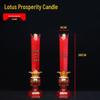 LED Electric Candle Light - Battery & Plug-in, Ideal for Home, Buddha Offering, or God of Wealth Lighting.