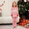 2026 Fall Winter Homewear Pajama Set Pink Family Matching Outfits Christmas Daily Wear