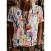 Fashion Women Retro Creative Vintage Daisy Print T Shirt Funny Casual O-neck Short Sleeves T-shirt Summer Female Tee Shirt