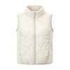Autumn and winter light splicing cotton vest women's fleece splicing, mother wearing vest inside and outside
