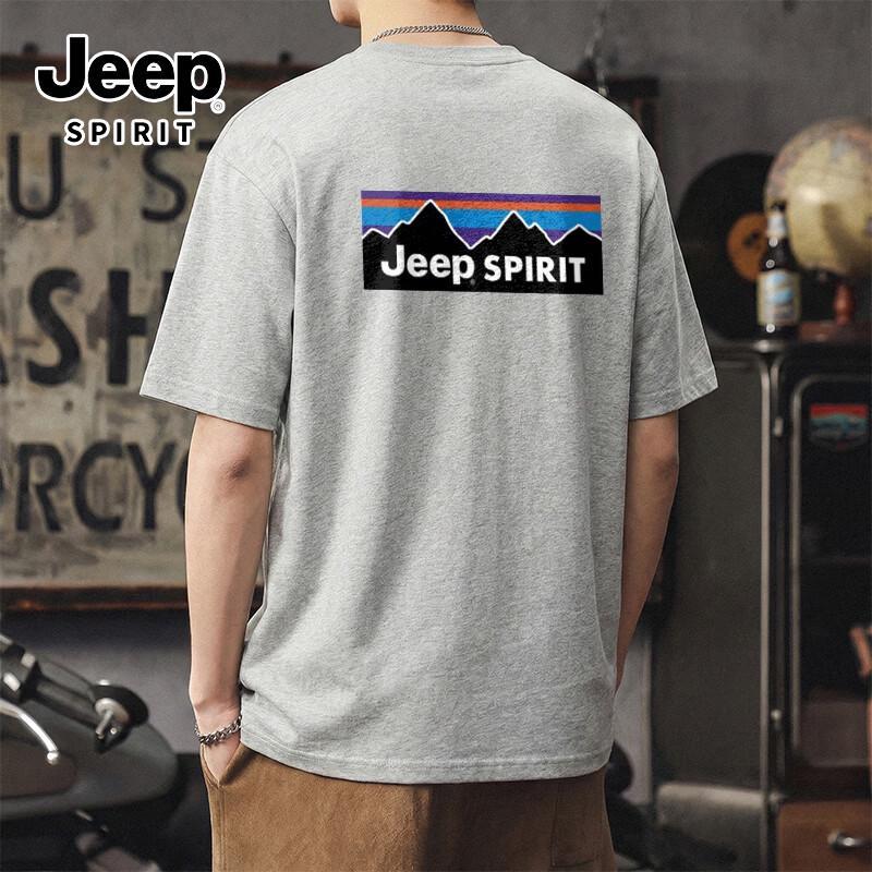 JEEP SPIRIT Men s Spring Cotton Short Sleeve T-Shirt 5XL