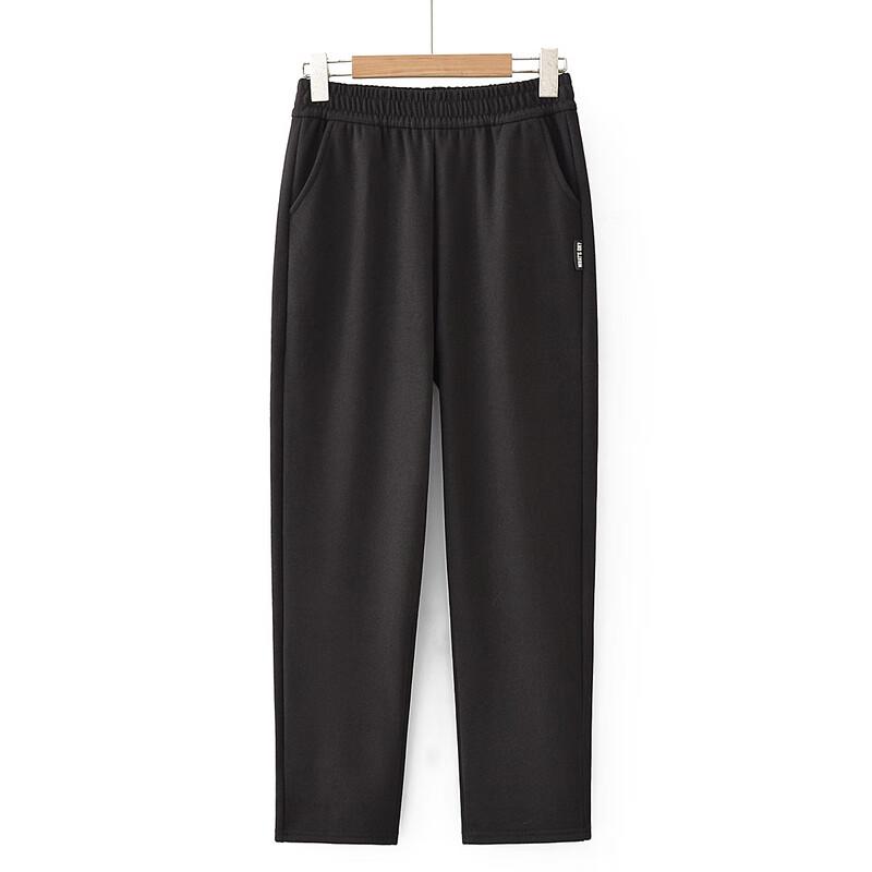 Hodo Damen Winter High-Waist Straight-Leg Casual Hose