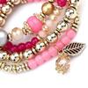 Fashion Creative 4 in 1 Multiple Layer Bracelet Women Elegant All-match Hand Chain