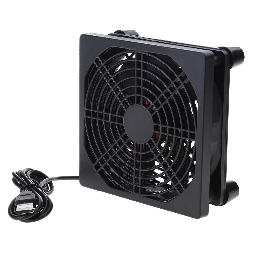 120mm 5V USB Powered Fan Cooling for Router Modem TV Box Router Cooling Case Fan for Cooling Various Electronics Device