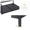 Garden Tool Storage Rack Patio Metal Storage Shelf Multi-tier Agricultural Tool Holder Mop Rack