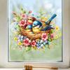 Static Window Sticker Decorative Bird Sticker Waterproof Scratch-Resistant Removable Sticker for DIY Home Decor