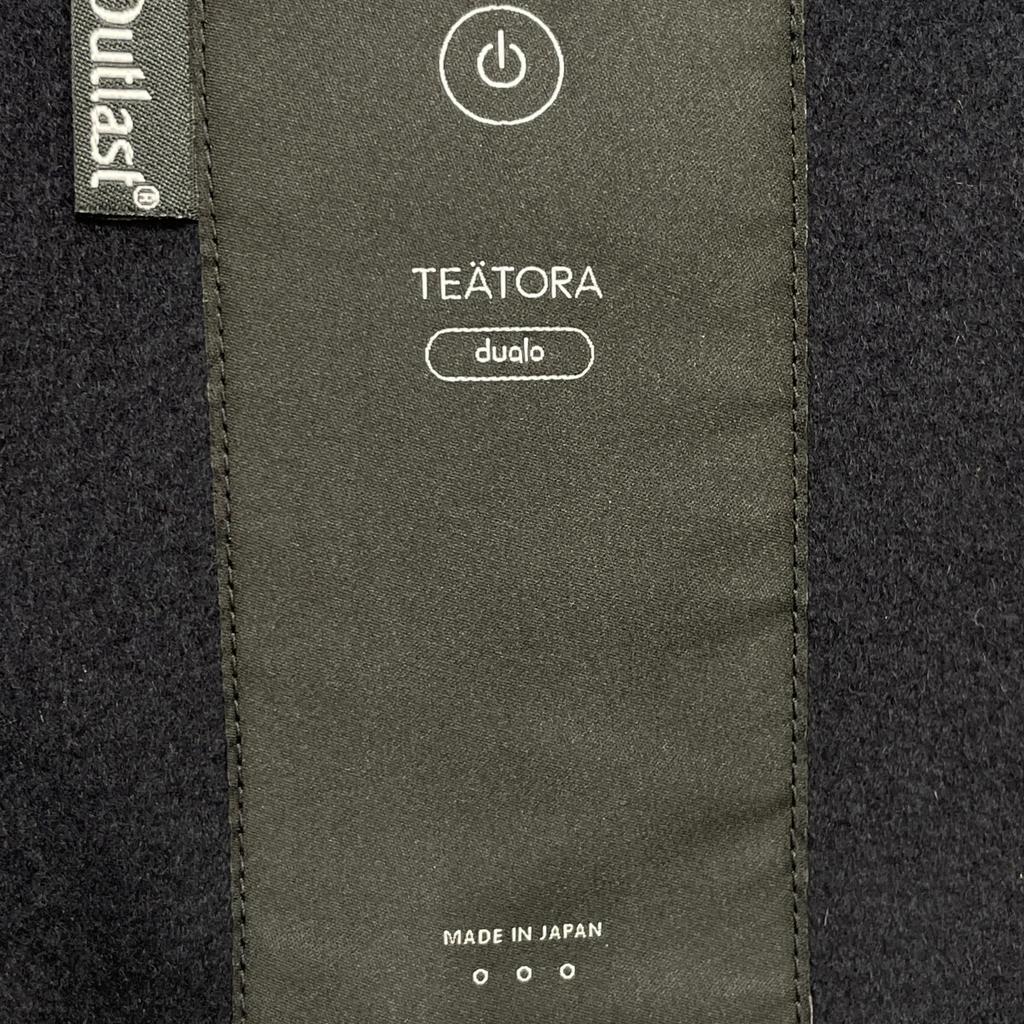 TEATORA TT-101-00 Black Wool Wallet Coat Coat Not Written NavyUsed