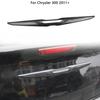 Exterior Rear Car  Cover Trim For Chrysler 300 11+Carbon Fibr Accessories