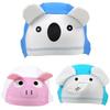 Swimming  Caps Cartoon Animal Shape Anti-slip Hat For Children Kids Headwear