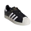Adidas Originals Superstar 2 Rubber Leather Comfortable Durable Skate Shoes Women Sneakers Black KI0981