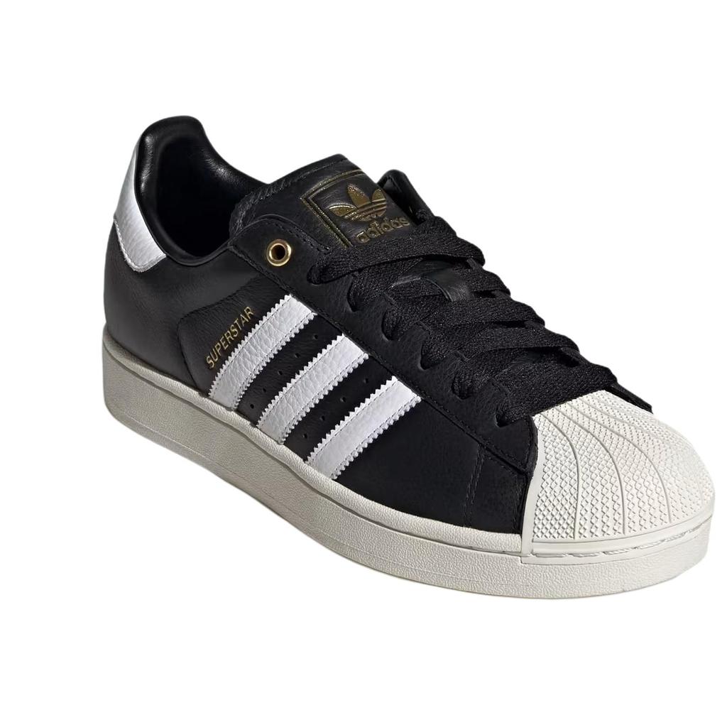 Adidas Originals Superstar 2 Rubber Leather Comfortable Durable Skate Shoes Women Sneakers Black KI0981