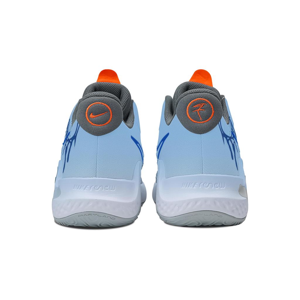 Nike KD Trey 5 IX City Spider Shadows Cushioning, Wear Resistant Mid top Basketball Shoes Unisex Lake Blue CW3402-011(Team529-)