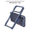 Aluminum Alloy Bumper Case for iPhone 18 16 17 Pro Max 16 17 18Open Back Frame with Cushioned Corners and Camera Edge Protection