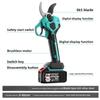 32mm Borstelloze Elektrische Snoeischaar 4 Versnellingen Draadloos Oplaadbaar Fruitboom Bonsai Snoeischaar Cutter Voor Makita 18V Batterij