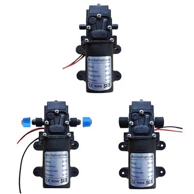 Pompe à eau de transfert électrique portable 3,5-5 L/min Pompe à eau à membrane auto-amorçante 12 V 60 W Pompe à pression d'eau douce