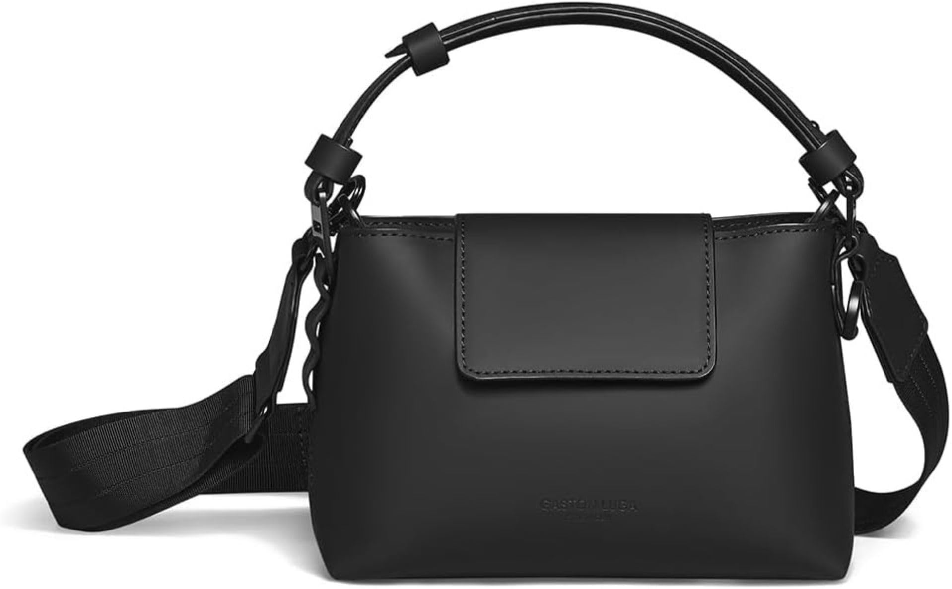 GASTON LUGA Splashini (Black) Handbag, Shoulder Bag, Crossbody Bag, Lightweight, Waterproof, Women s
