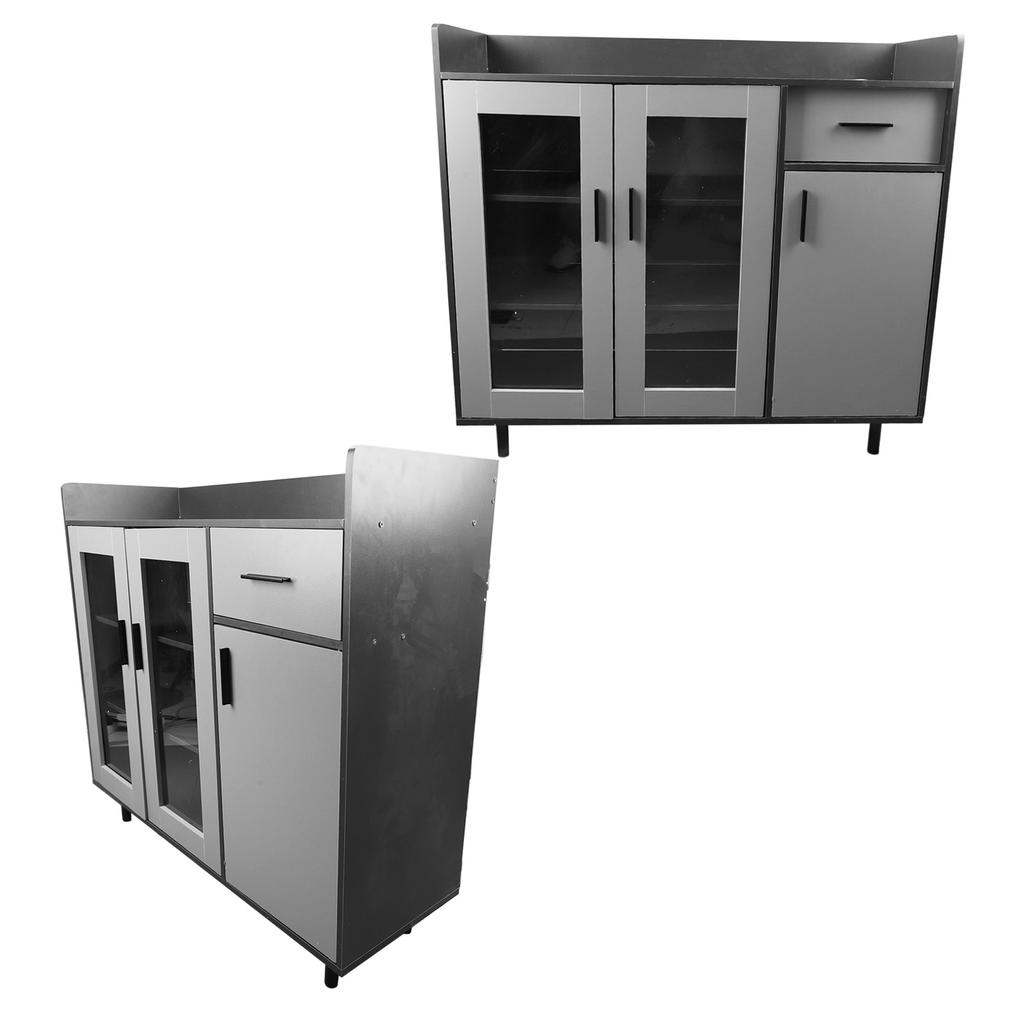 Bufet de living modern, simplu, luminos, de lux, pentru bucătărie, cu depozitare, dulap de ceai pentru acasă, dini