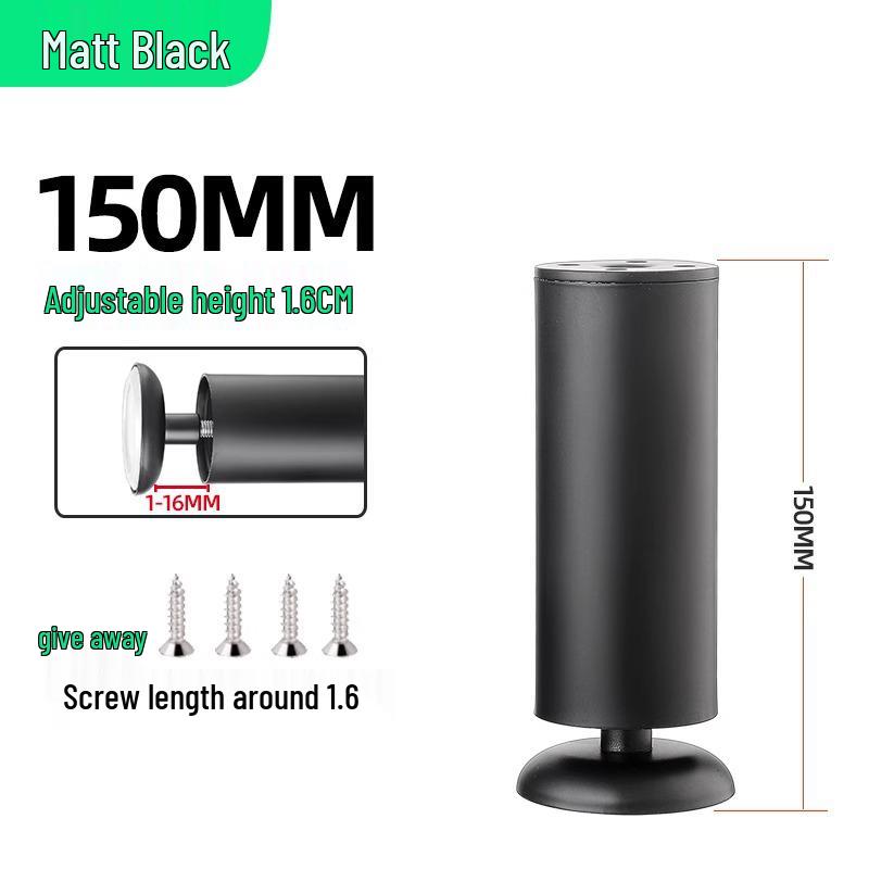 Adjustable Stainless Steel Furniture Legs for Sofas, Cabinets, TV Stands, Tables, Desks, and Beds