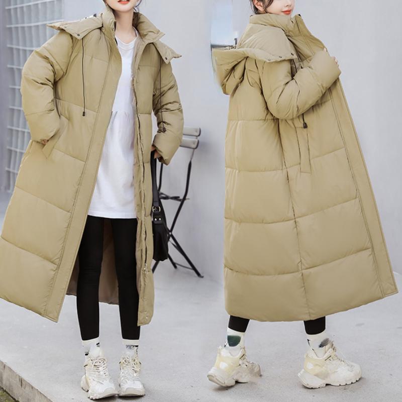 Parka Women Winter Coat Long Your Ankle Female Long Over-the-knee Winter Coat 2023 New Han Down 8829YLD