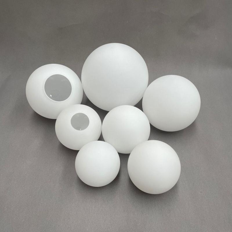 Round Frosted Glass Bedside Table Lamp Pendant Lampshade