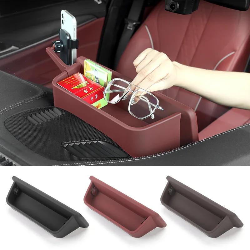 New For BMW 5 Series G30 G38 Car Dashboard Console Storage Box Stowing Tidying Auto Dash Organizer Glasses Phone Holder Acc