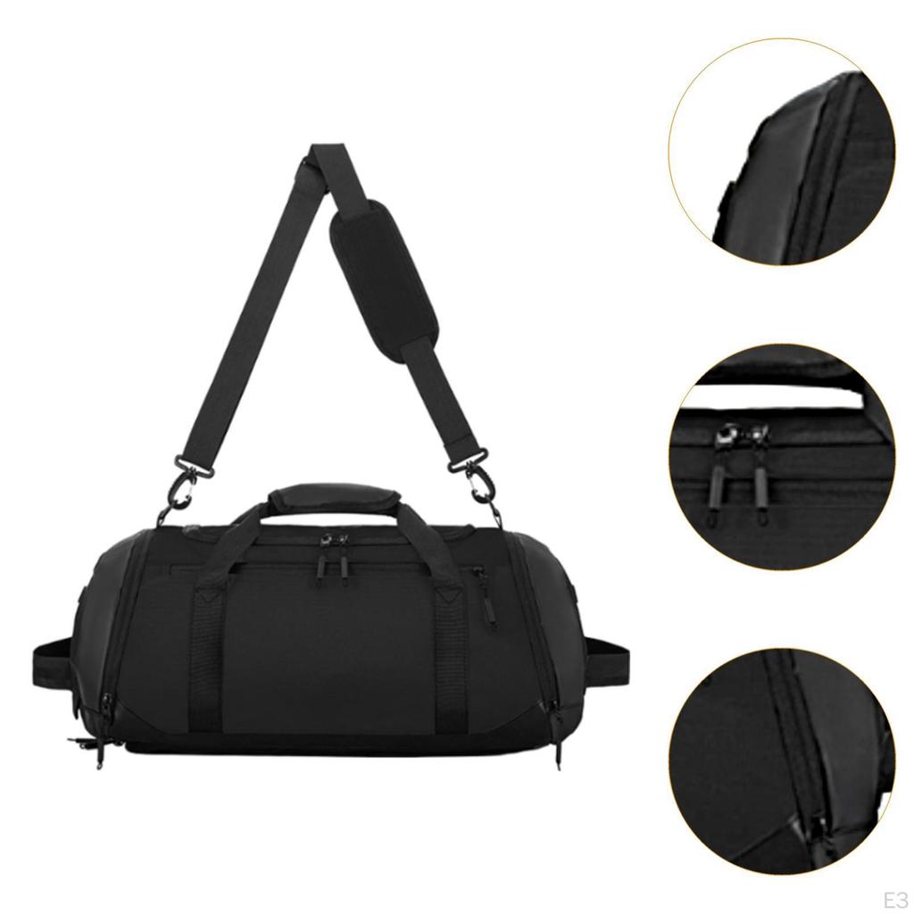 Crossbody Bag Overnight Adjustable Shoulder Strap Waterproof Gym Travel Duffle for