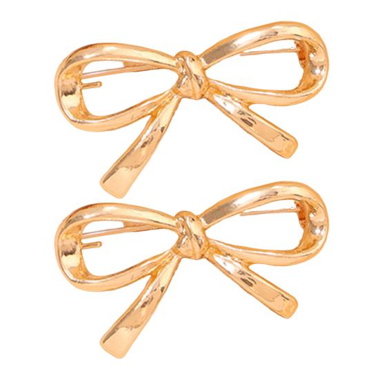 

2Pcs Bowknot Lapel Pins Cute Bow Brooch Pins Women Fashion Collar Pin Stylish Accessory for Scarves Shawls Sweaters Dresses Hats