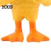 Pato Musculoso Accesorio de Escritorio Figura Musculosa de Resina, Estatua Fuerte de Fitness, Adorno Blanco Amarillo en Forma de Figura para Decoración de Mesa Hogar Oficina