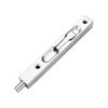 2Pcs Flush Bolt W/Screws Latch Lock Door Guard Lever 6In Stainless Steel Home Decor Spare Tools For Double Opening Doord