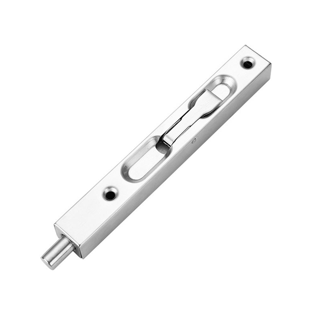 2Pcs Flush Bolt W/Screws Latch Lock Door Guard Lever 6In Stainless Steel Home Decor Spare Tools For Double Opening Doord