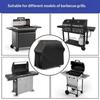 Outdoor BBQ Grill Cover Waterproof UV Resistant Heavy Duty Dustproof Protector Fits Weber Nexgrill Expert Grill
