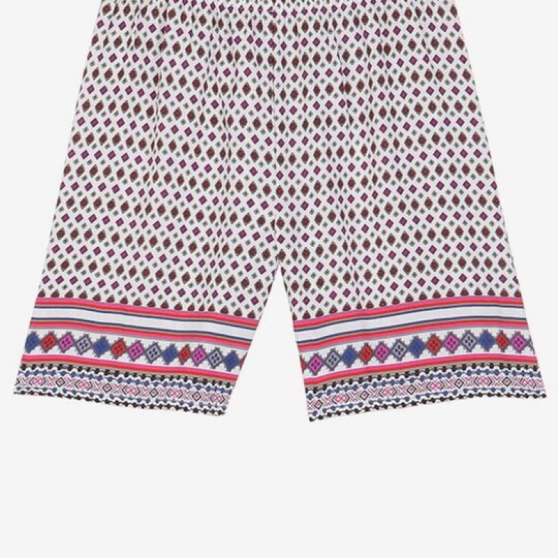 L Affair Women White Diamond Cut 4 Parts Pants Lwpgf1019 Wh