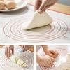 Silicone Baking Mat Pastry Mat for Rolling Out Dough Kneading Dough Mat Bakeware Rolling Dough Pad Bread Baking Accessories