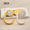 2pcs Heavy-Duty Portable Table Hooks - No-Drill Wall-Mounted Plastic Hooks for Backpacks, Bags & Accessories, Lightweight Design