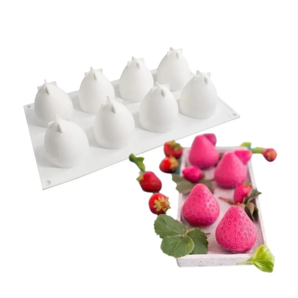Fruit Dessert Mold Cake Mold Fruit Mousse Banana Orange Apple Pear Strawberry Pine Cone Shaped Food Decoration Tool