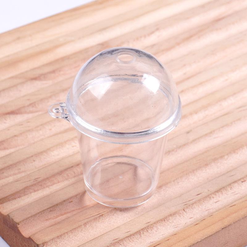 DIY Miniature Mousse Cup with Wood Crumble for Milk Tea & Ice Cream