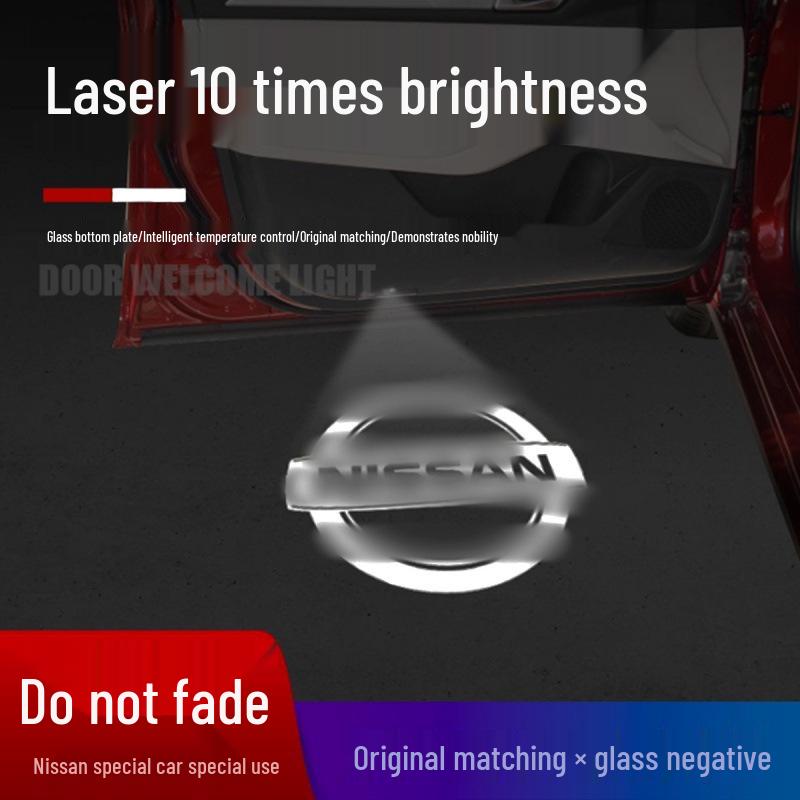 Nissan Welcome Lights: Teana, Murano, Patrol GT-R, Quest LED Projection and Atmosphere Lighting