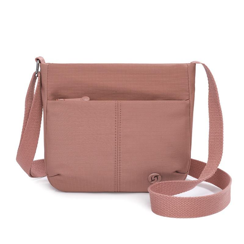 Casual Shoulder Bag New Candy Color Women's Messenger Bag Stylish and Simple Messenger Bag Large Capacity Anti-splashing Cloth Bag