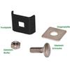 AEE4-Conector de Esquina Doble Barra Matasurcos Paquete de 10 - Conector de Malla para Cercas Ligeras y Pesadas Varilla de Conexión Matasurcos