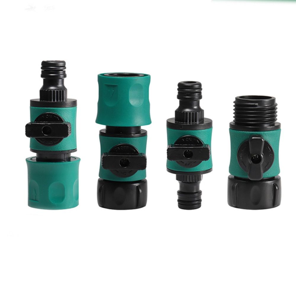 Plastic Valve Hose Adapter Switch Two-Way Nipple Connector New Garden Water Connectors