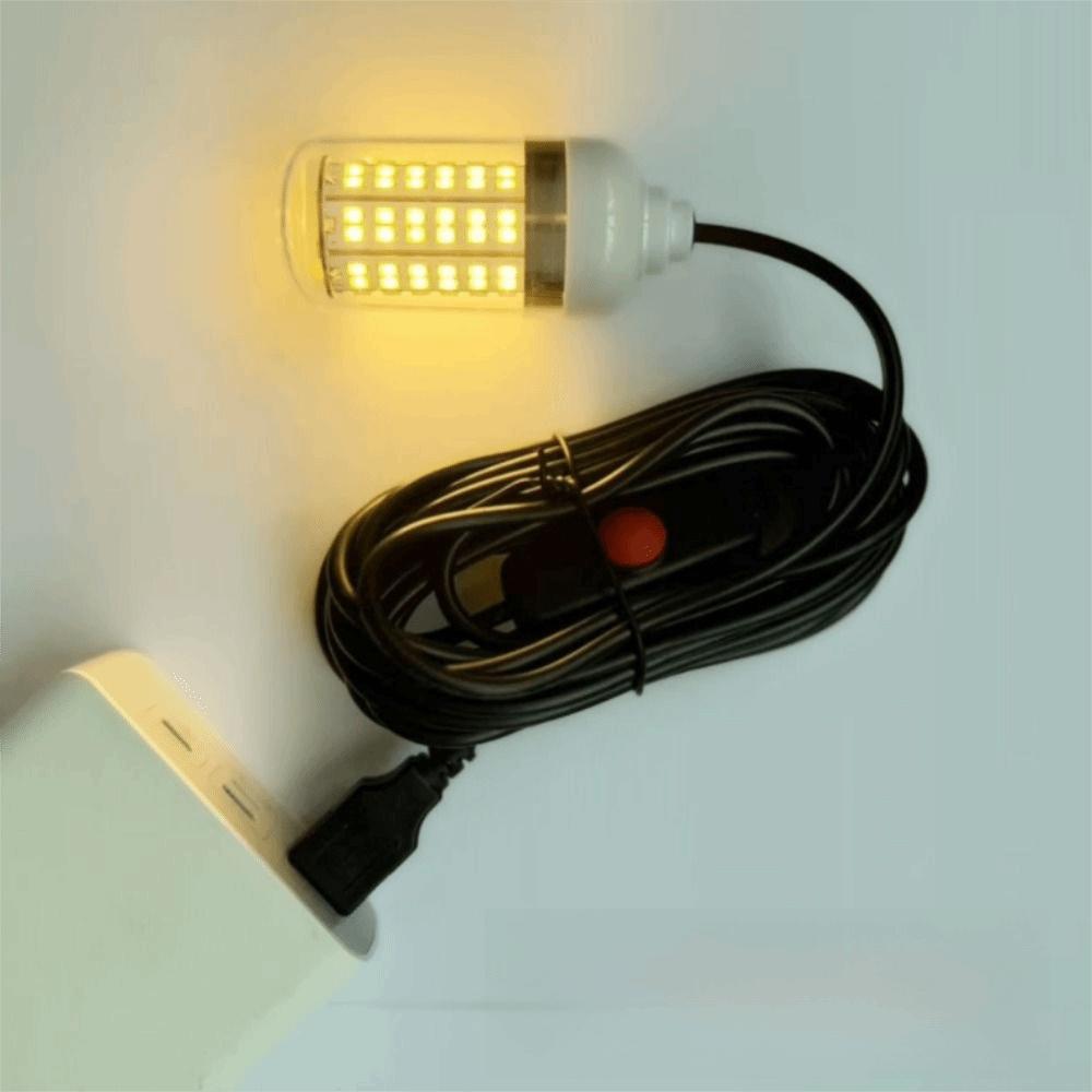 5V USB Submersible Fishing Finder Light 4 Colors Lights Fish Attractor Lamp Outdoor Fishing