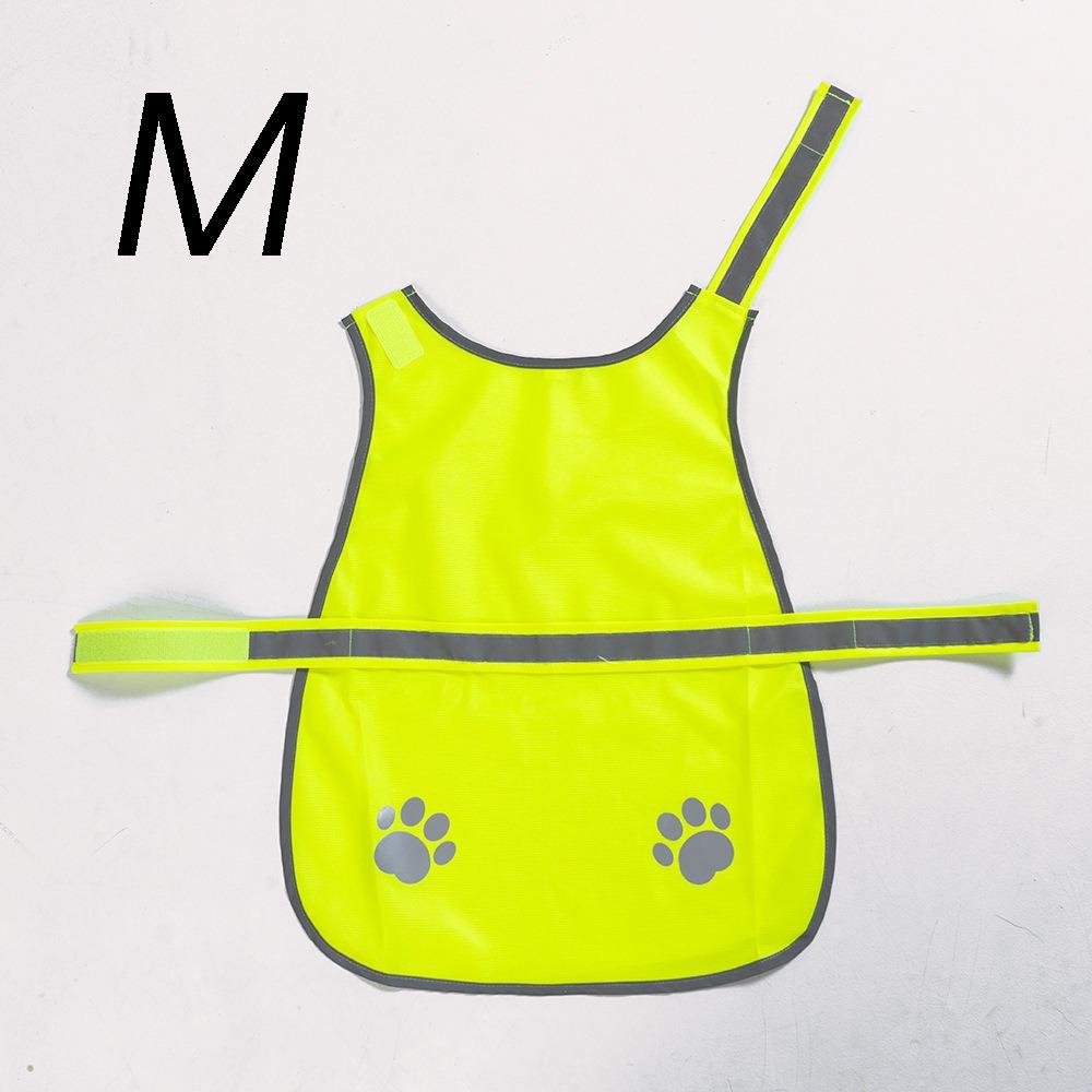 High Visibility Dogs Reflective Vest Ventilate Cozy Fluorescent Dog Vis Jacket Adjustable Night Safety Dog Coat