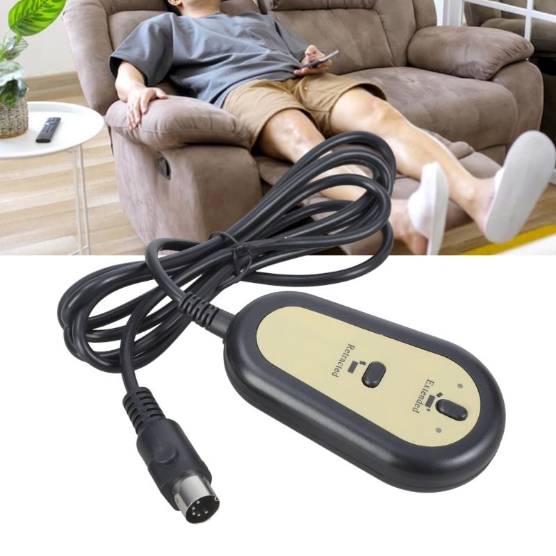 שלט רחוק להחלפה לכיסא הרמה 2 לחצנים שלט רחוק לכיסא הרמה תקע 5 פינים החלפה לכיסא נשען כיסא נשען חשמלי קבוע