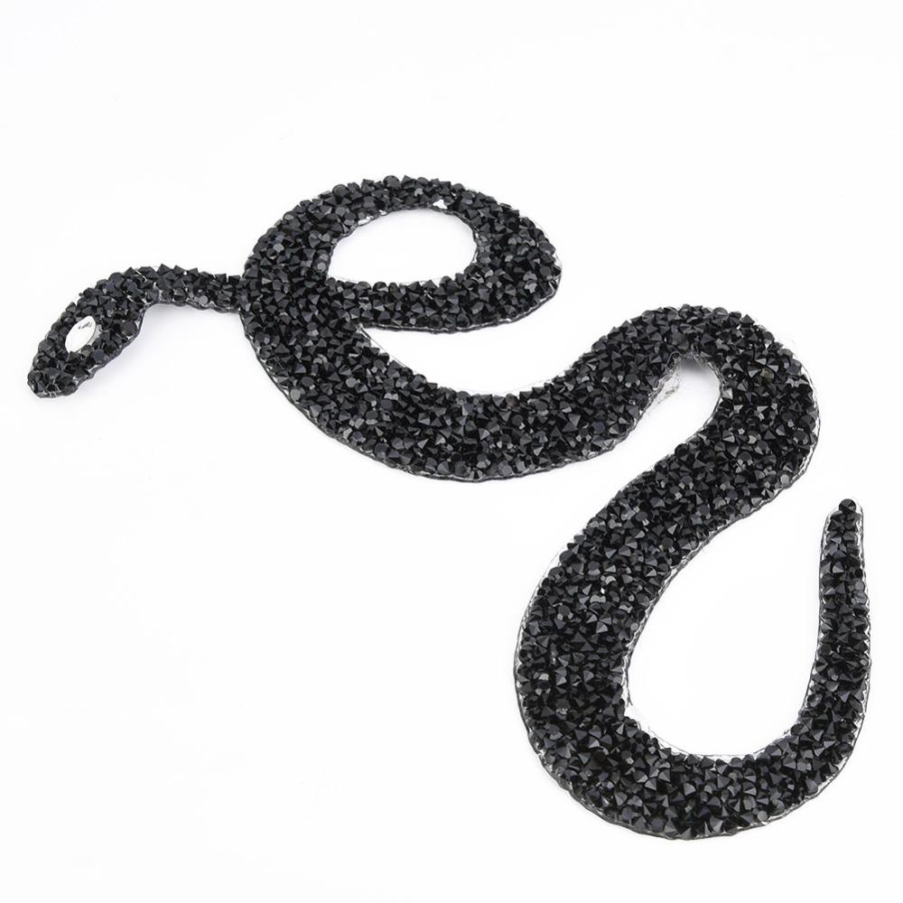 6pcs DIY Accessories Snake Shaped Trim Hot Fix Ribbon Mesh Wrap For Clothes Garments